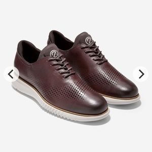 Men’s Cole Haan 2.ZEROGRAND Lined Laser Wingtip Oxford (NWT)